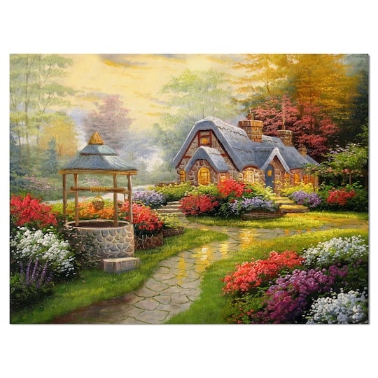 Designart - Sunset Stone Country Cottage